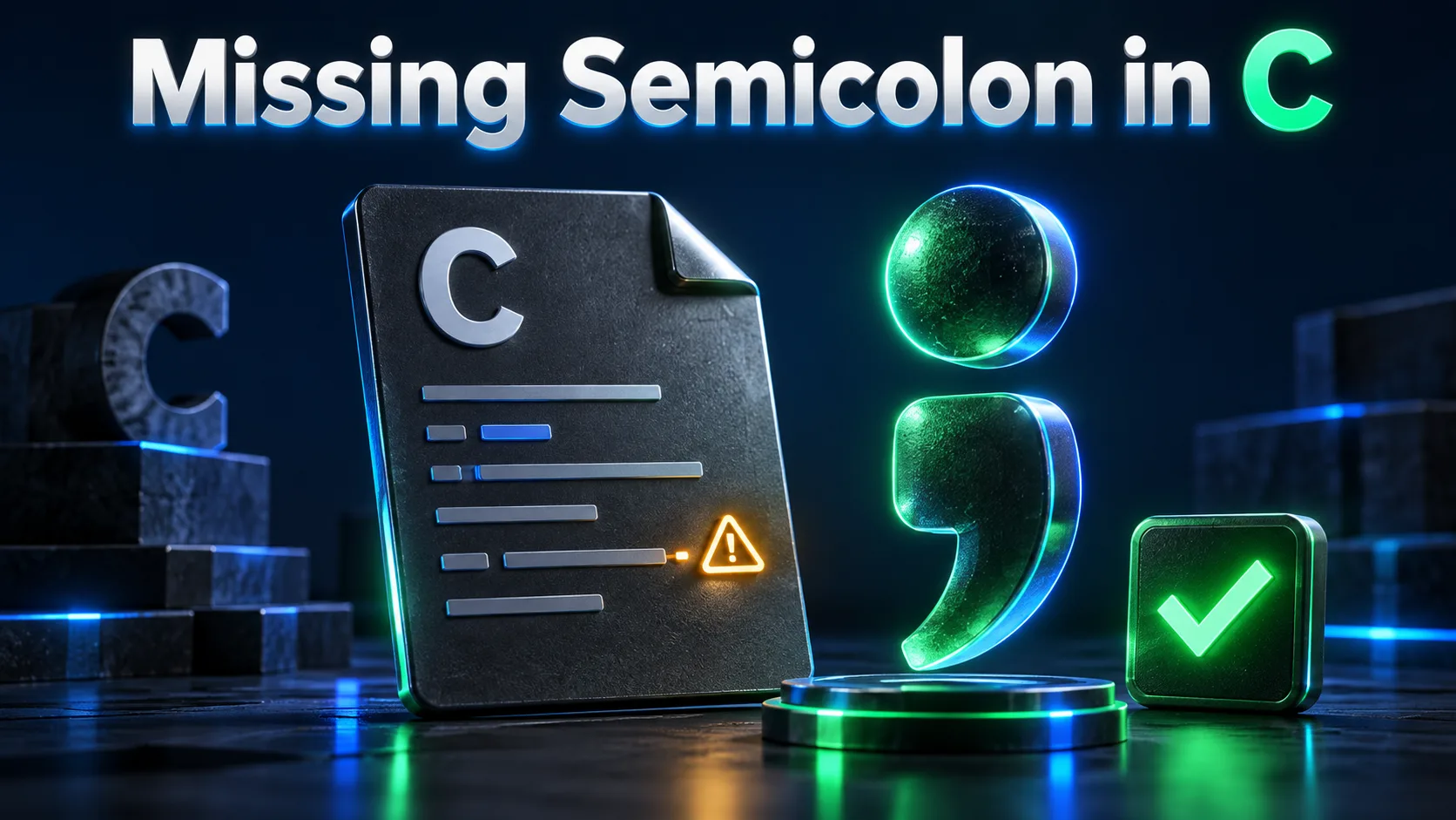 Expected Semicolon in C: Common Compiler Errors & Solutions