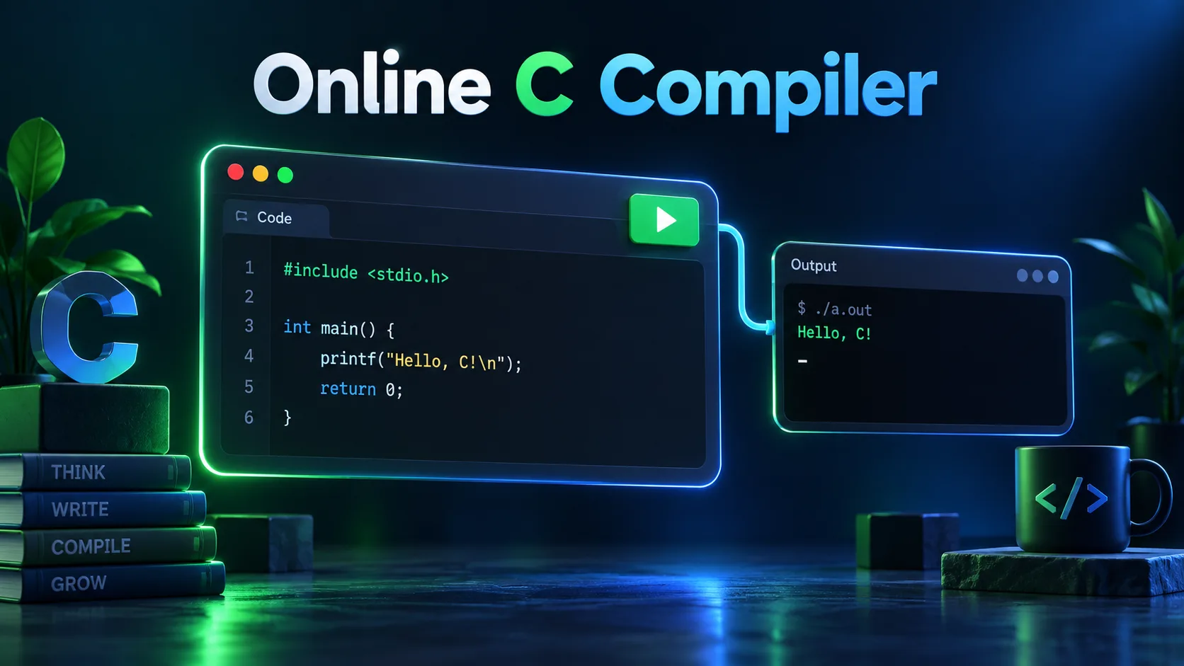 Compilador C online: ejecuta código con entrada
