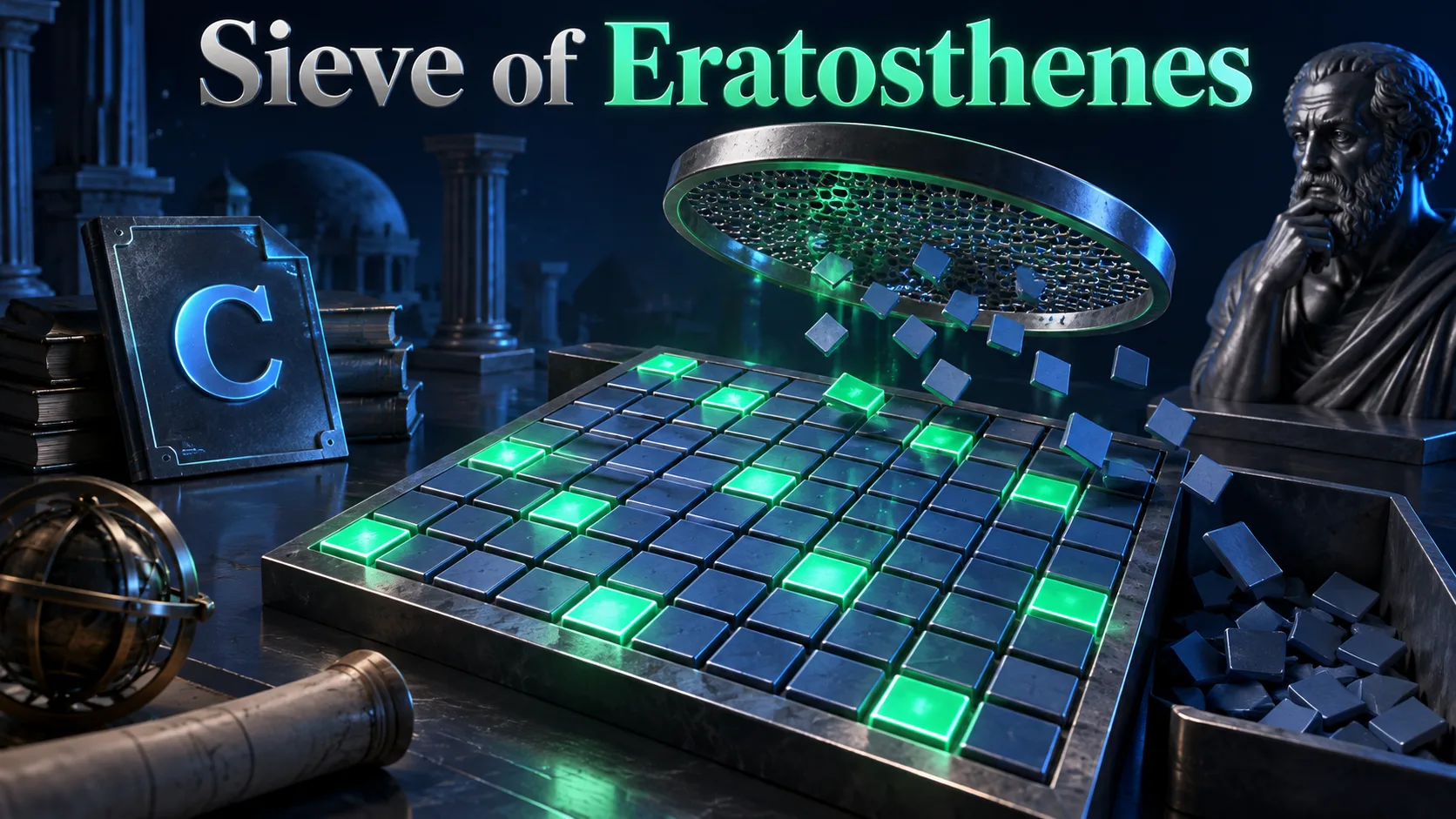 Sieb des Eratosthenes in C