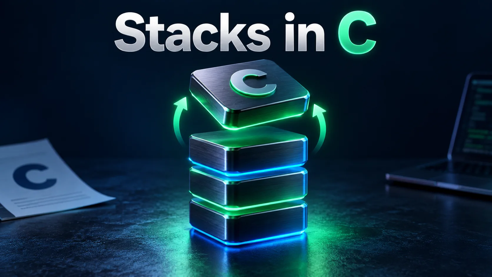 Stack in C: das LIFO-Prinzip