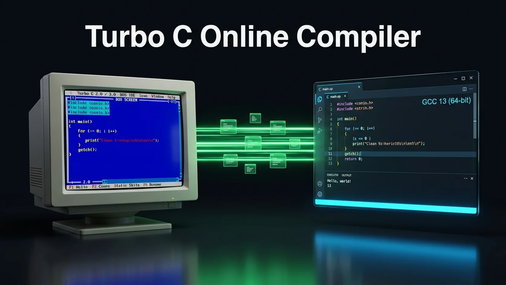 Turbo C / Turbo C++ Online Compiler